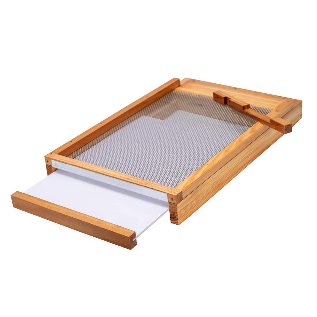 Beehive Frame Wax - Colmena de diez cuadros con fondo
