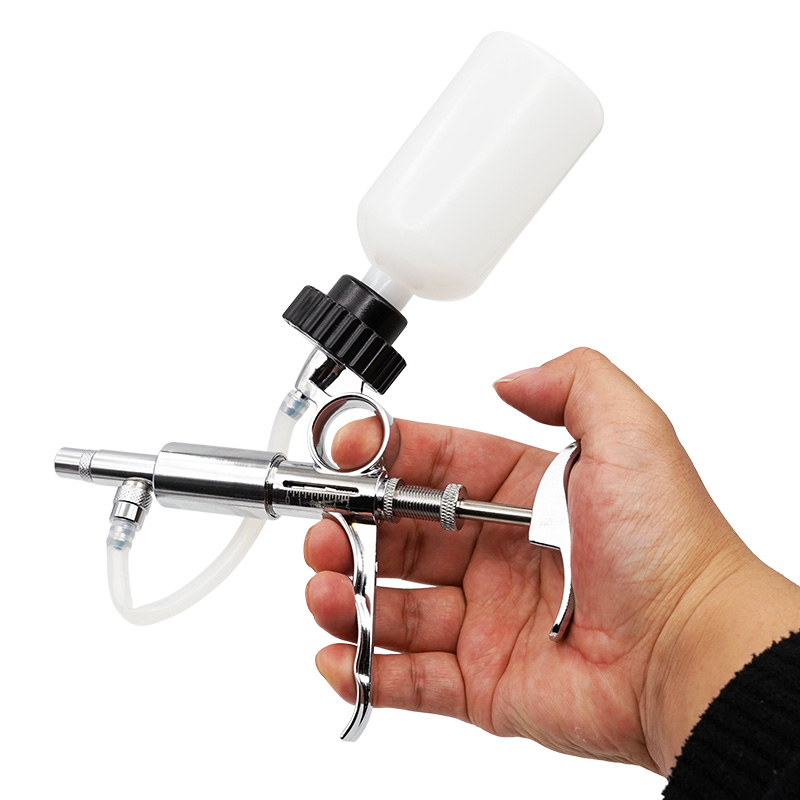 Veterinary Syringe Gun - Herramientas de jeringa continua de 0,5-5Ml,