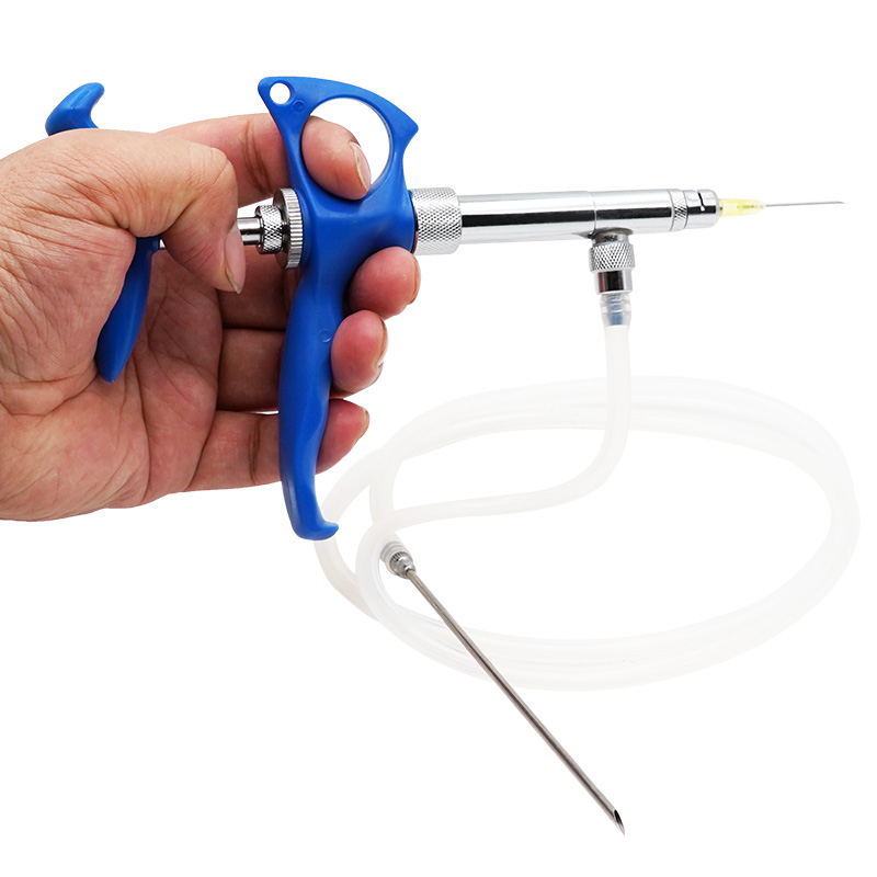 Jeringa de vacuna continua vet - Veterinary Syringe Gun reseña y precio