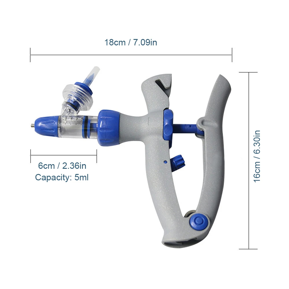 Jeringa de 1Ml/2ml/5ml/10ml, j - Veterinary Syringe Gun reseña y precio