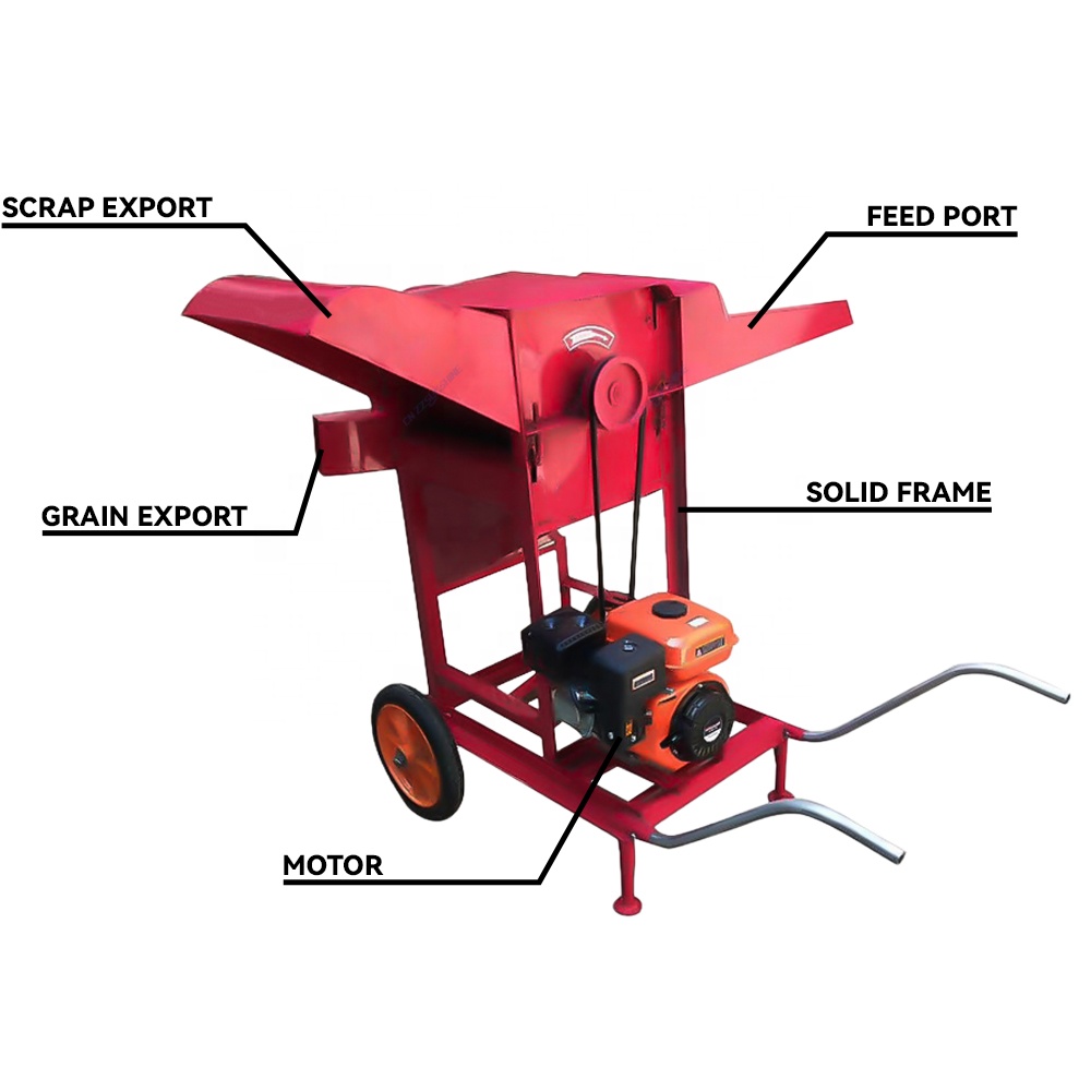 Máquina Trilladora de Maíz de  - Rice Thresher Machine reseña y precio