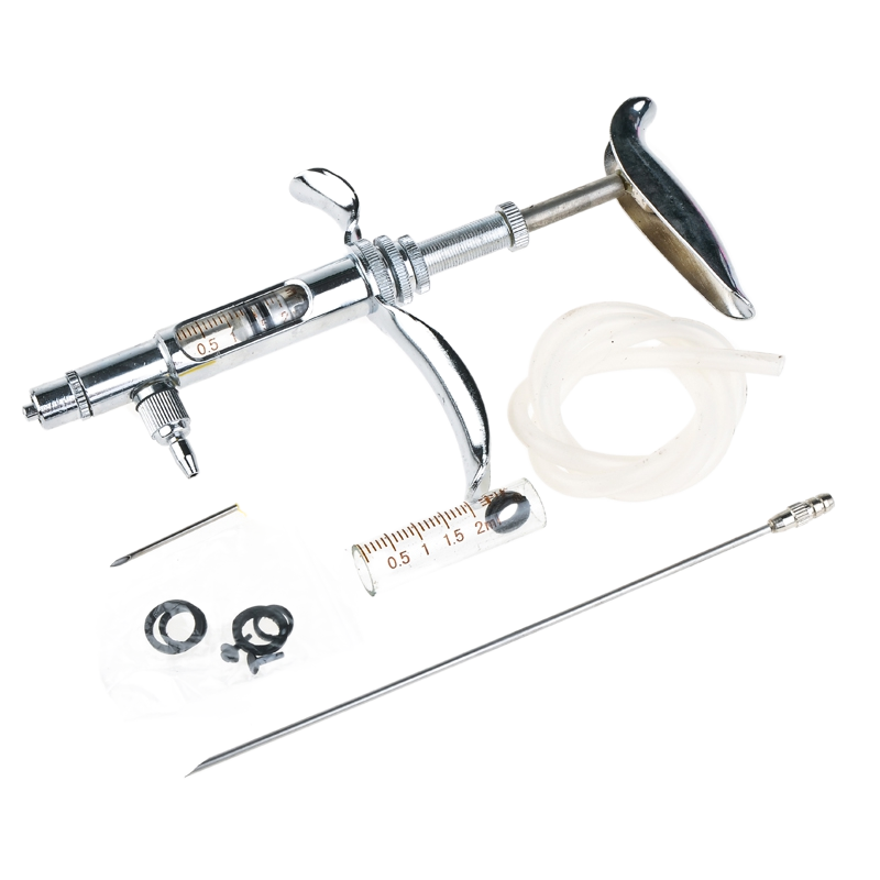Jeringa continua ajustable tip - Veterinary Syringe Gun reseña y precio