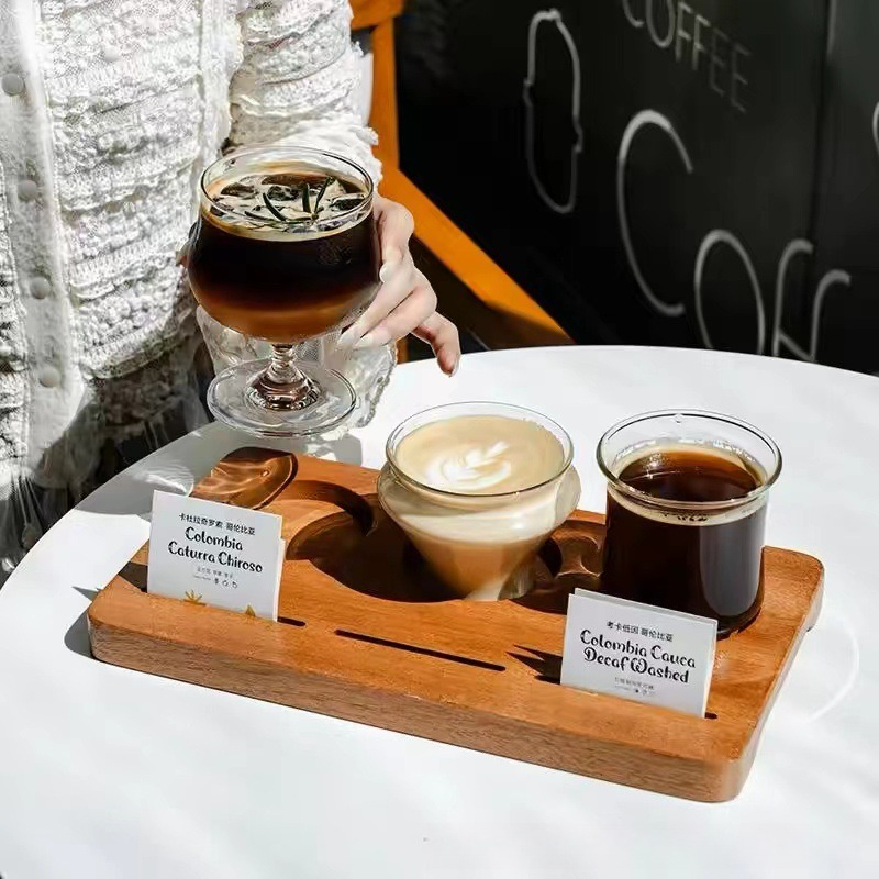 Bandeja de madera para tazas d - Farming Japan reseña y precio